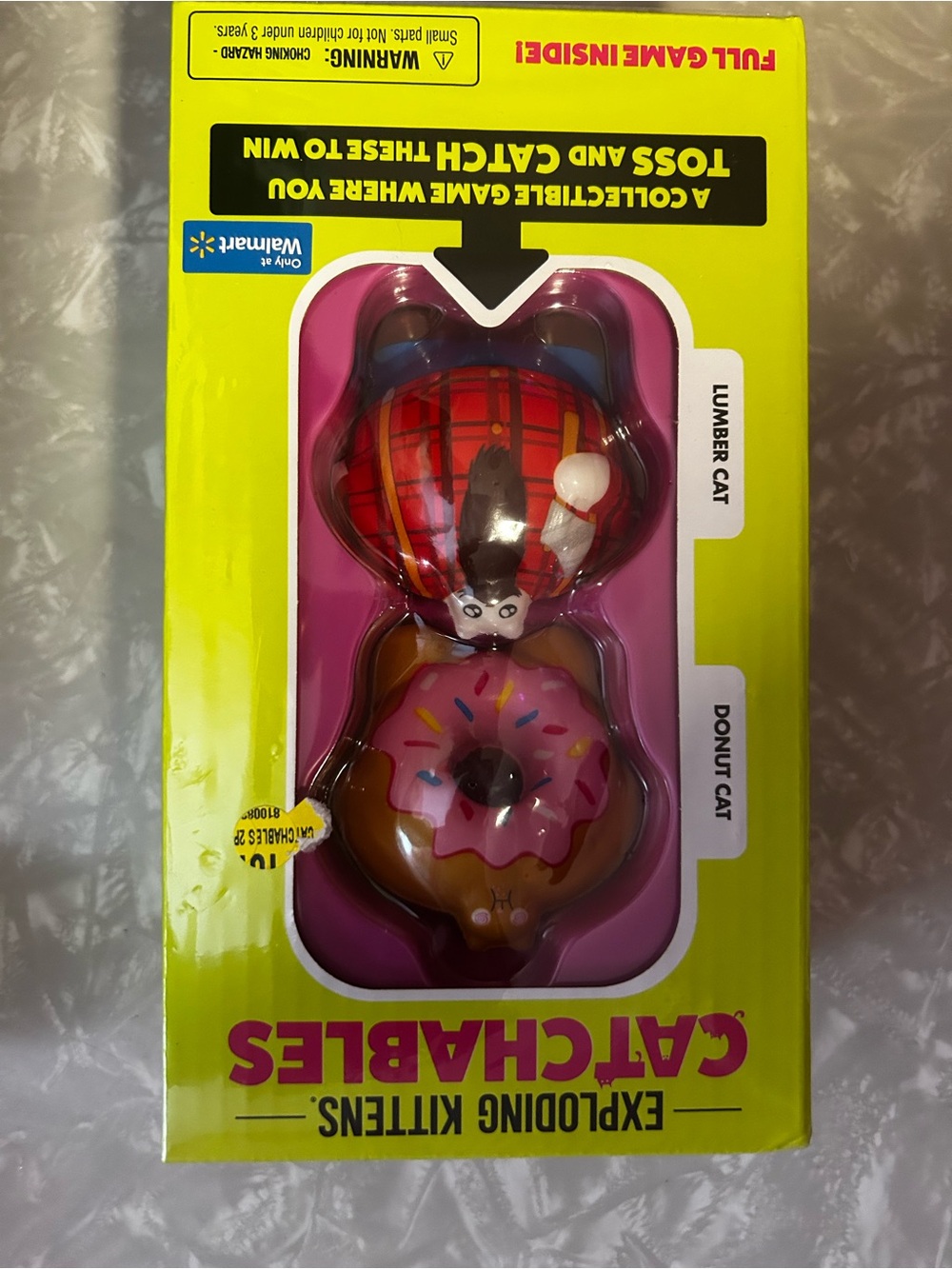 Exploding Kittens Catables Lumber Cat & Donut Cat Set - Pink & Red